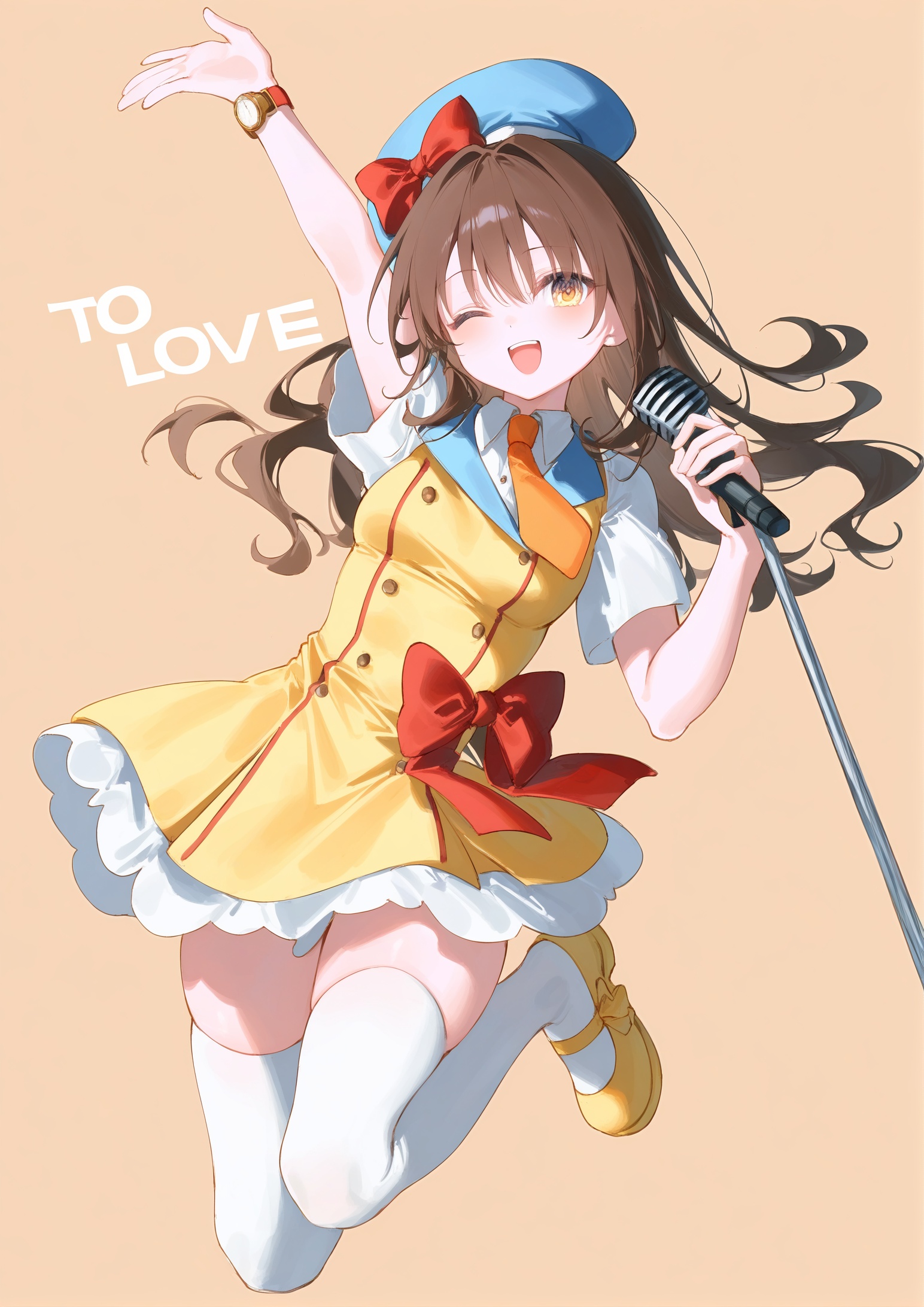 1girl,  yuuki mikan,  to love-ru on Tensor.Art