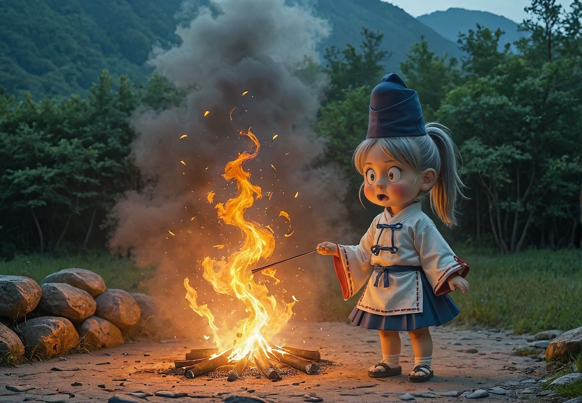 1girl,  blue_headwear,  blue_skirt on Tensor.Art