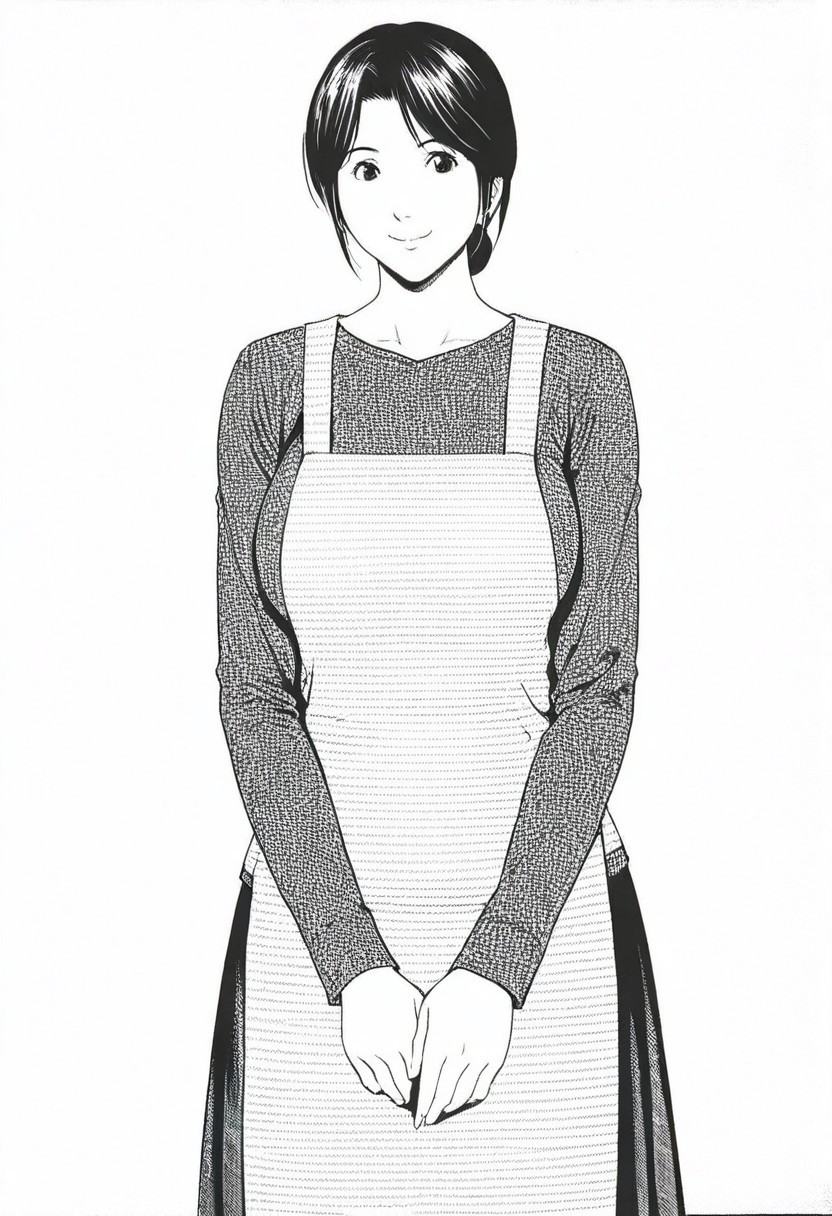 Mitsuko,  monochrome,  greyscale on Tensor.Art