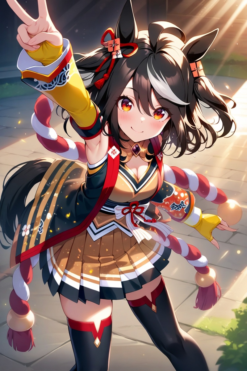 masterpiece,  best quality,  kitasan black \(umamusume\) on Tensor.Art