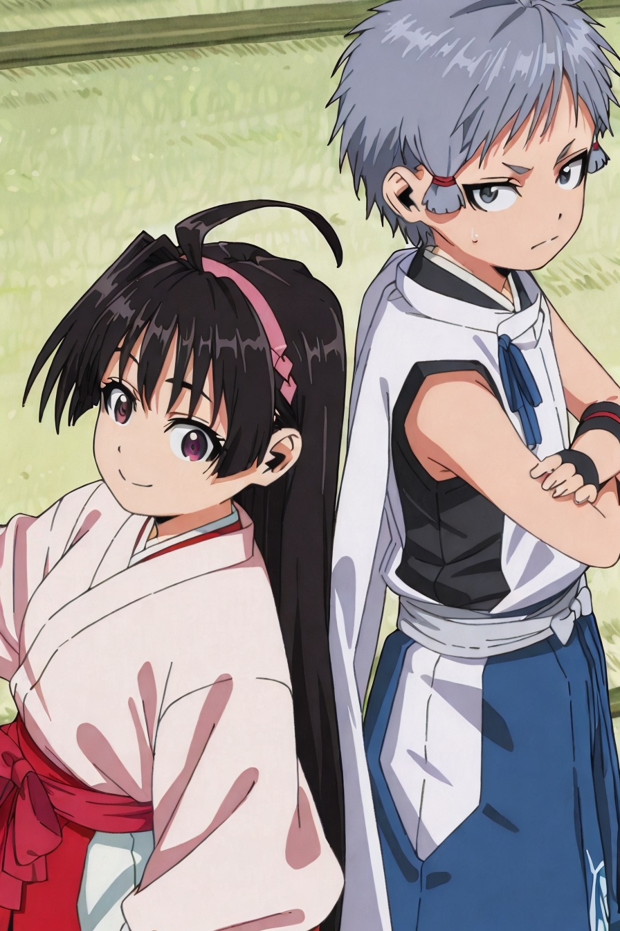 wakagimi,  2girls,  ayako on Tensor.Art
