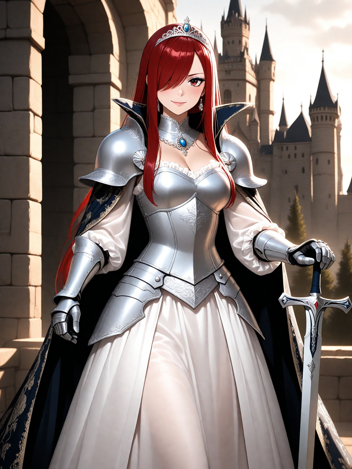 nebutastyle,  1girl,  erza scarlet on Tensor.Art