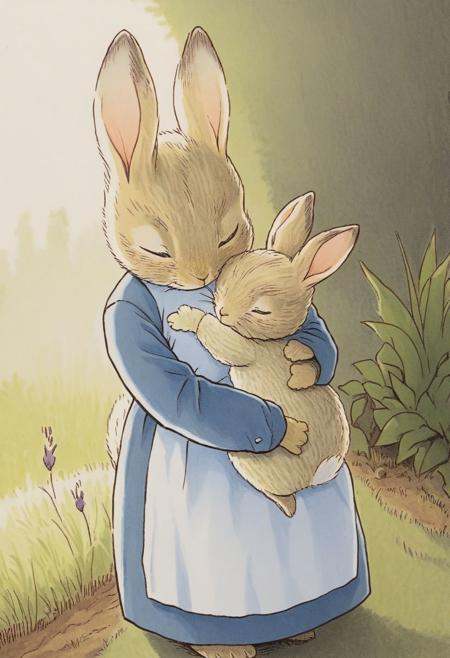 Score_9,  ,  in the style of Beatrix Potter on Tensor.Art