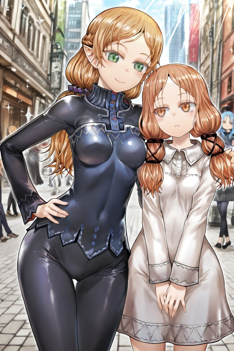 iseoji,  multiple girls,  2girls on Tensor.Art