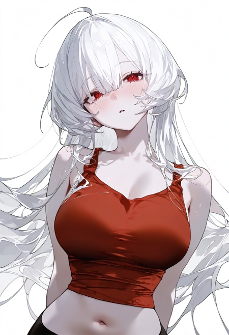 sagawastyle,  1girl,  red eyes on Tensor.Art