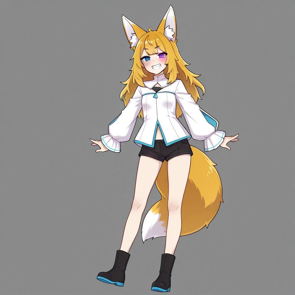 1girl,  animal ears,  tail on Tensor.Art
