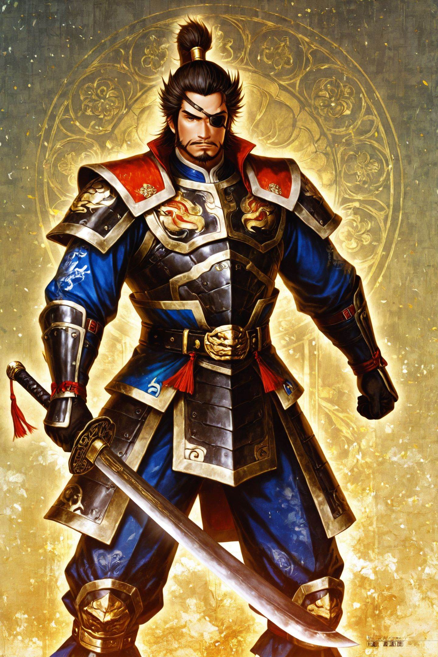 1boy,  weapon,  male focus on Tensor.Art