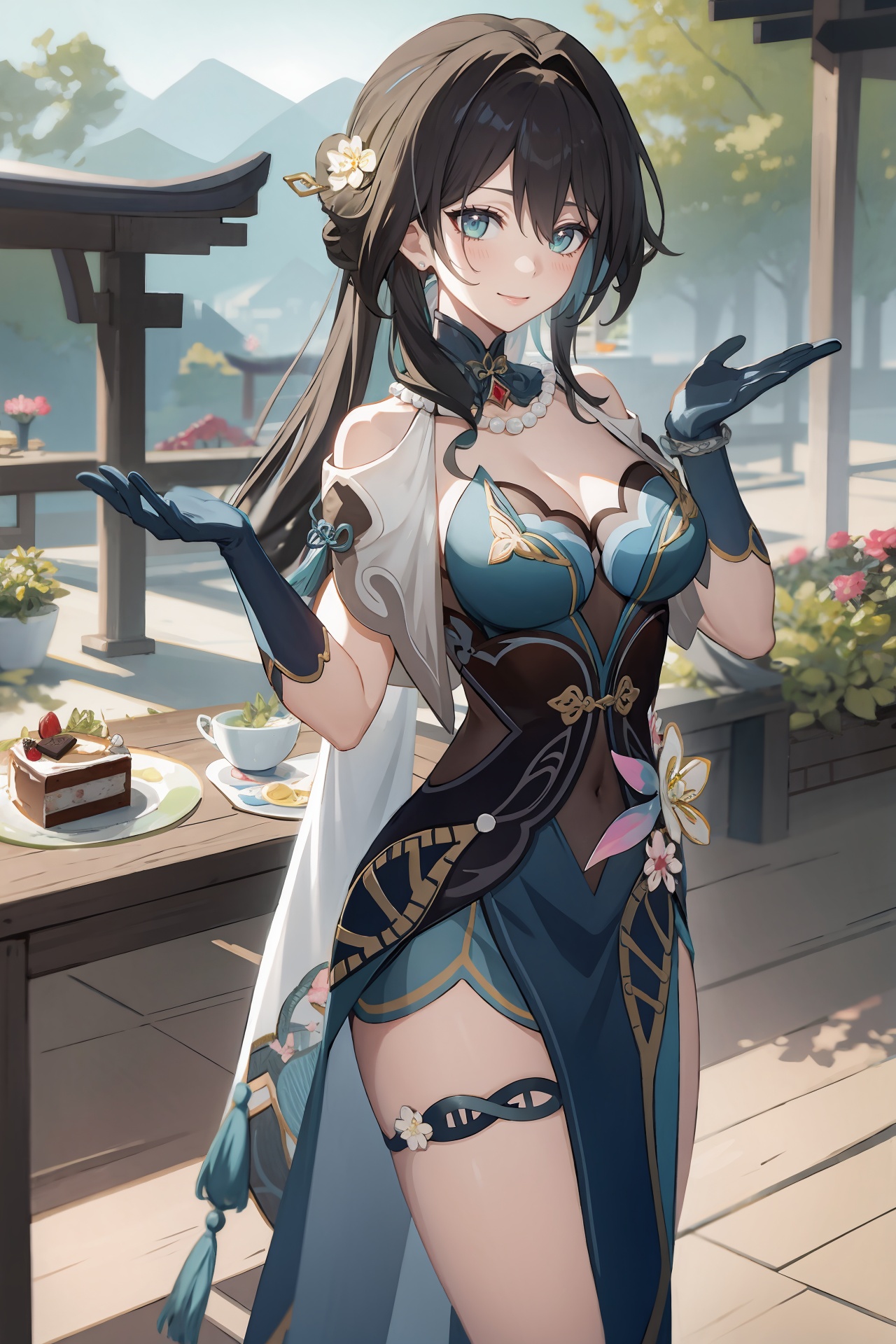 1girl,  ruan mei \(honkai: star rail\),  solo on Tensor.Art