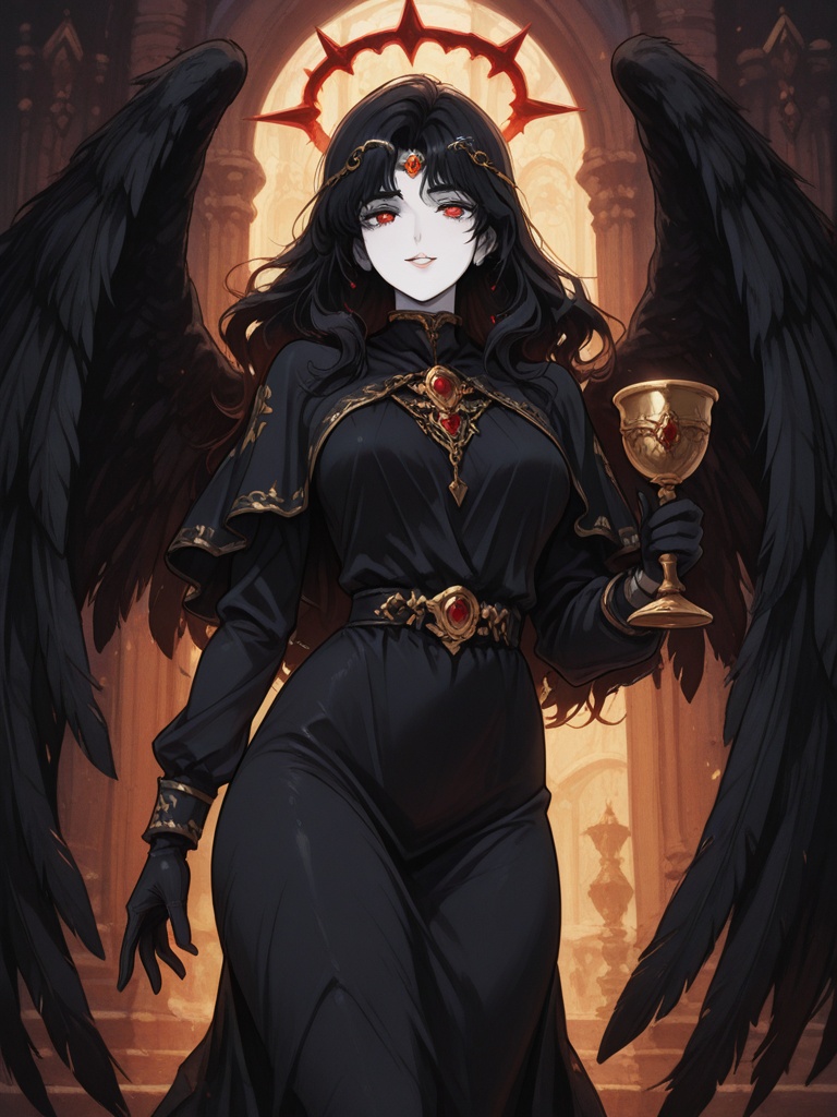 fallen angel,  condemned darklord,  solo on Tensor.Art