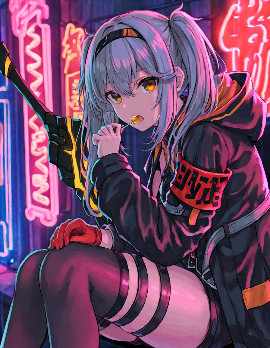 1girl,  food,  armband on Tensor.Art