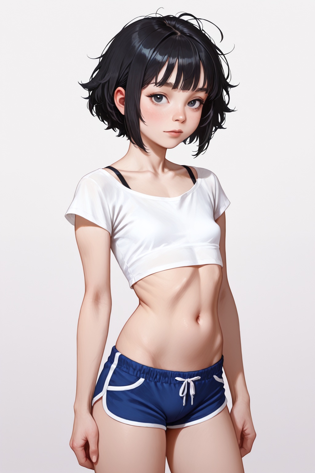 newest,  1girl,  short hair on Tensor.Art