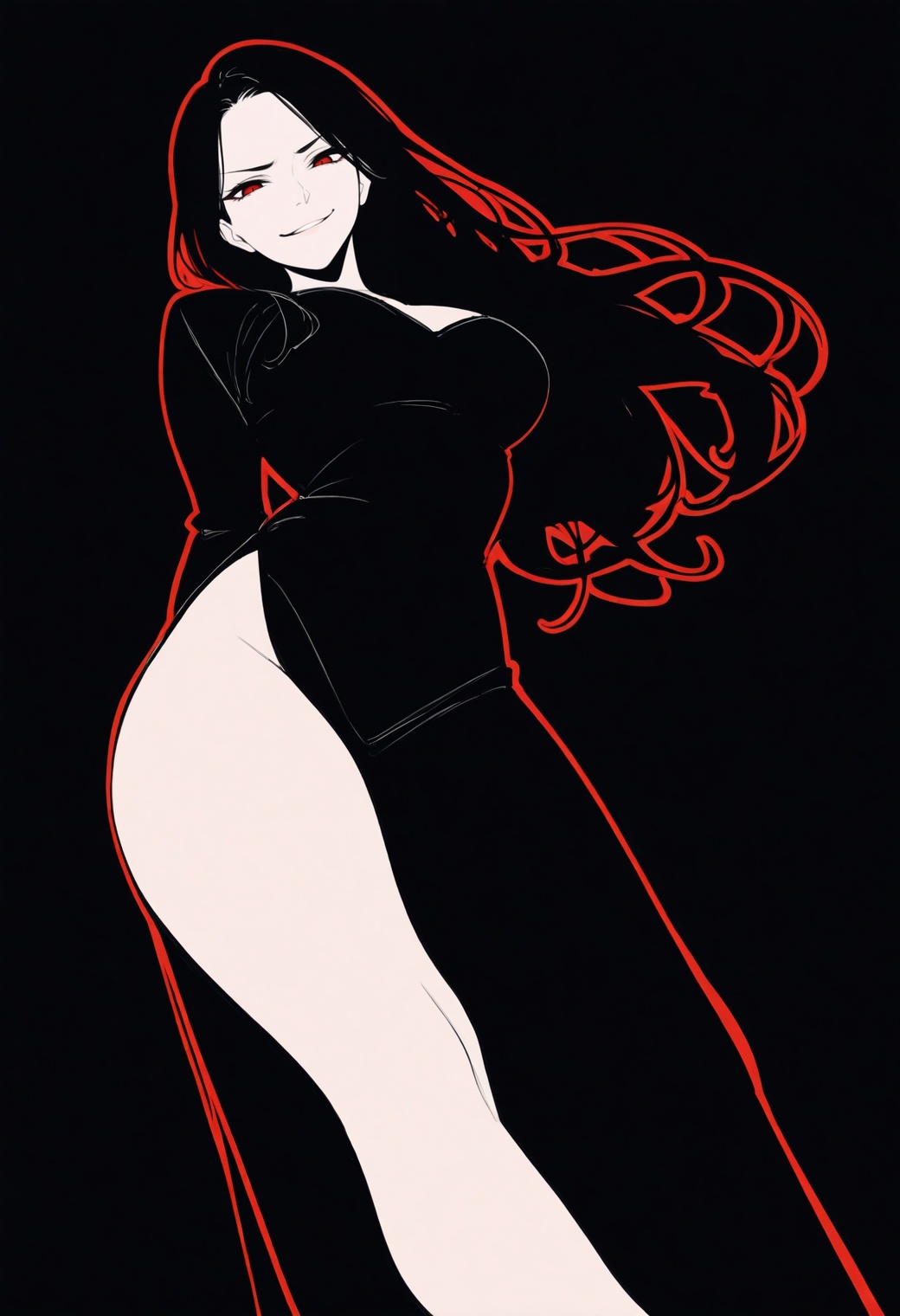 masterpiece,  ***** woman,  black hair on Tensor.Art