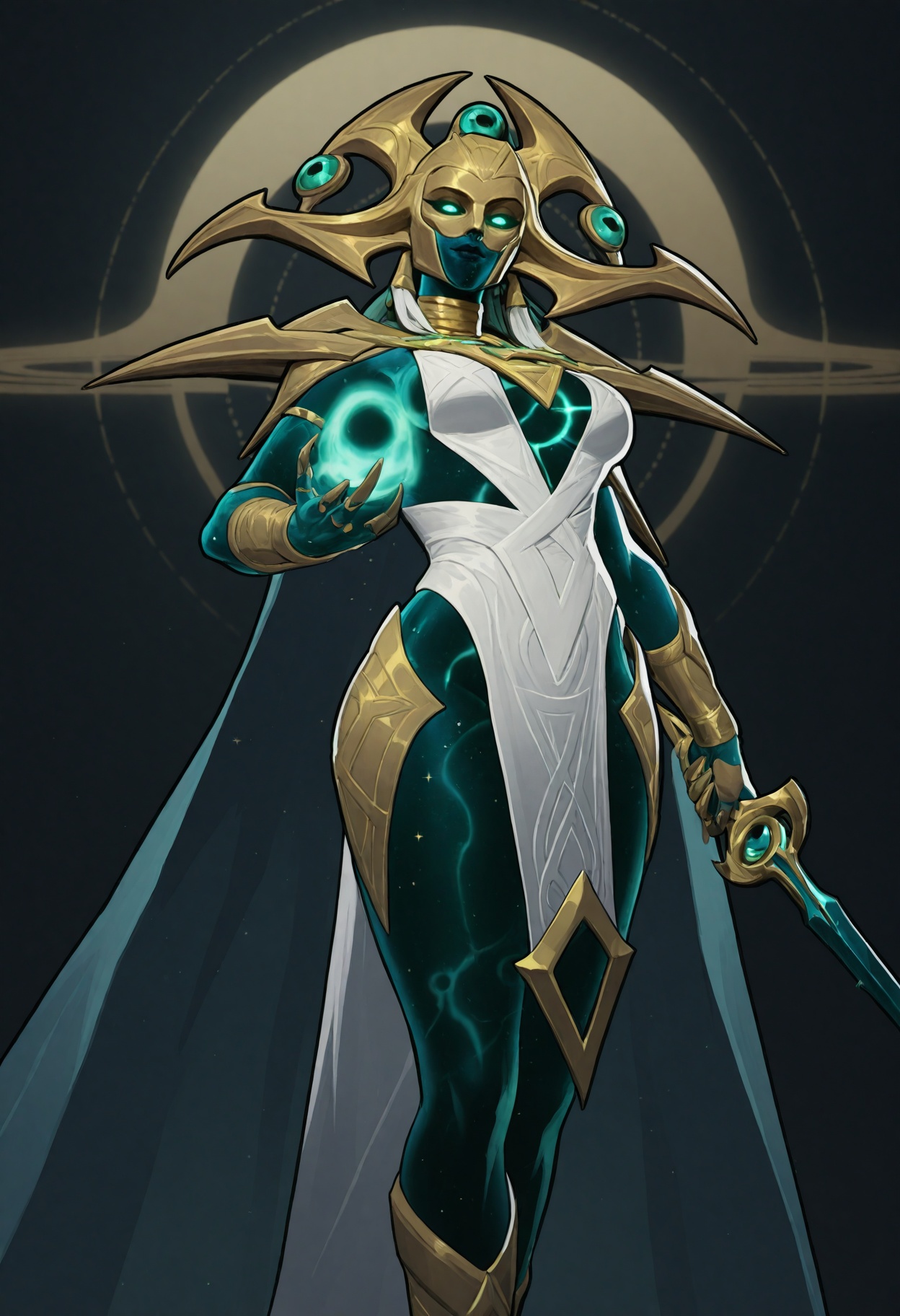helac0smos,  holding sword,  1girl on Tensor.Art