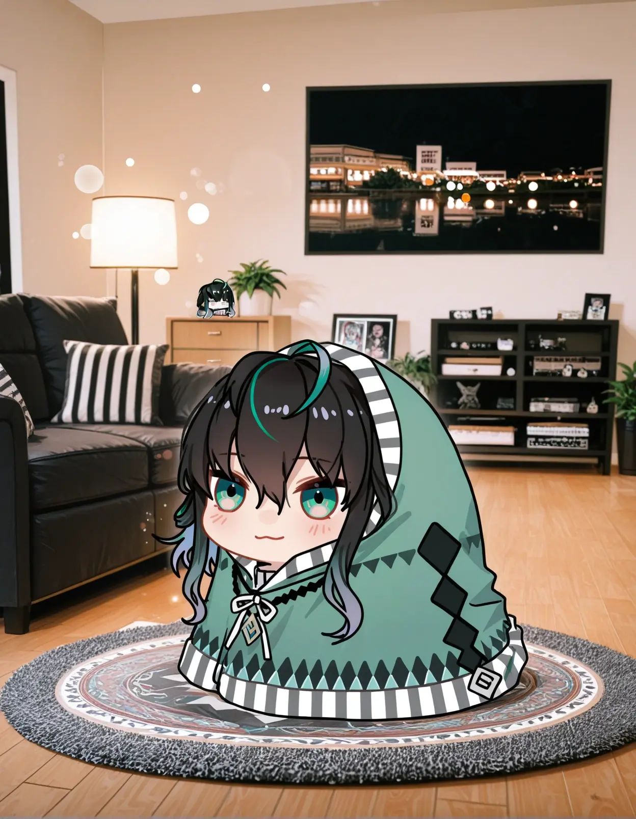 1girl,  shin yuya \(gamer\),  comfyblanket on Tensor.Art