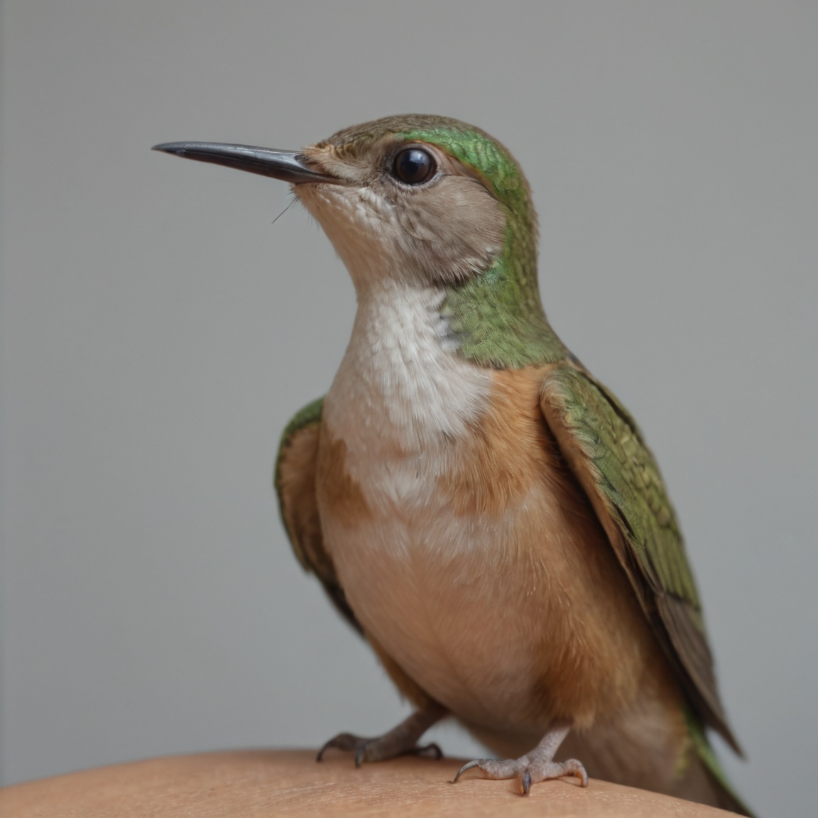 High-resolution image of a Hummingbird isolated on white background,  highly detailed,  realistic on Tensor.Art
