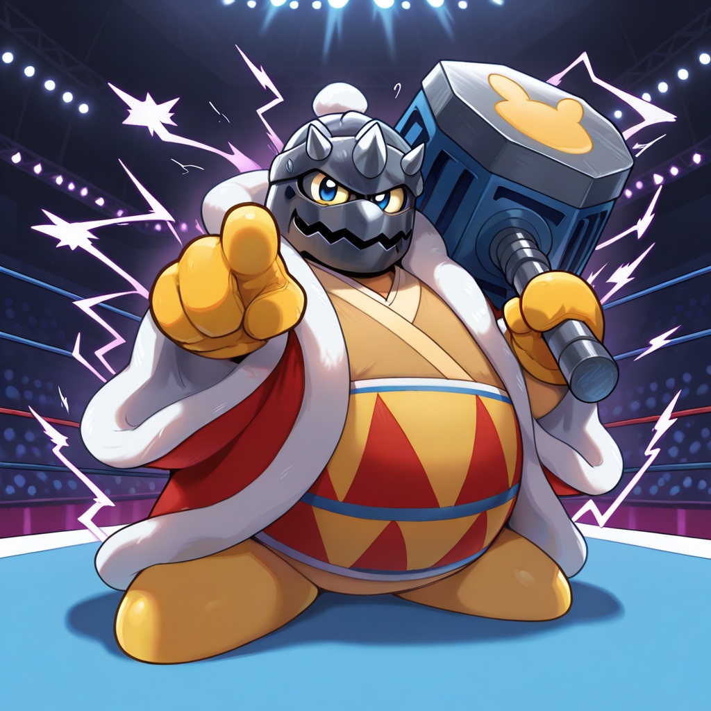 1boy,  dedede,  metal mask on Tensor.Art
