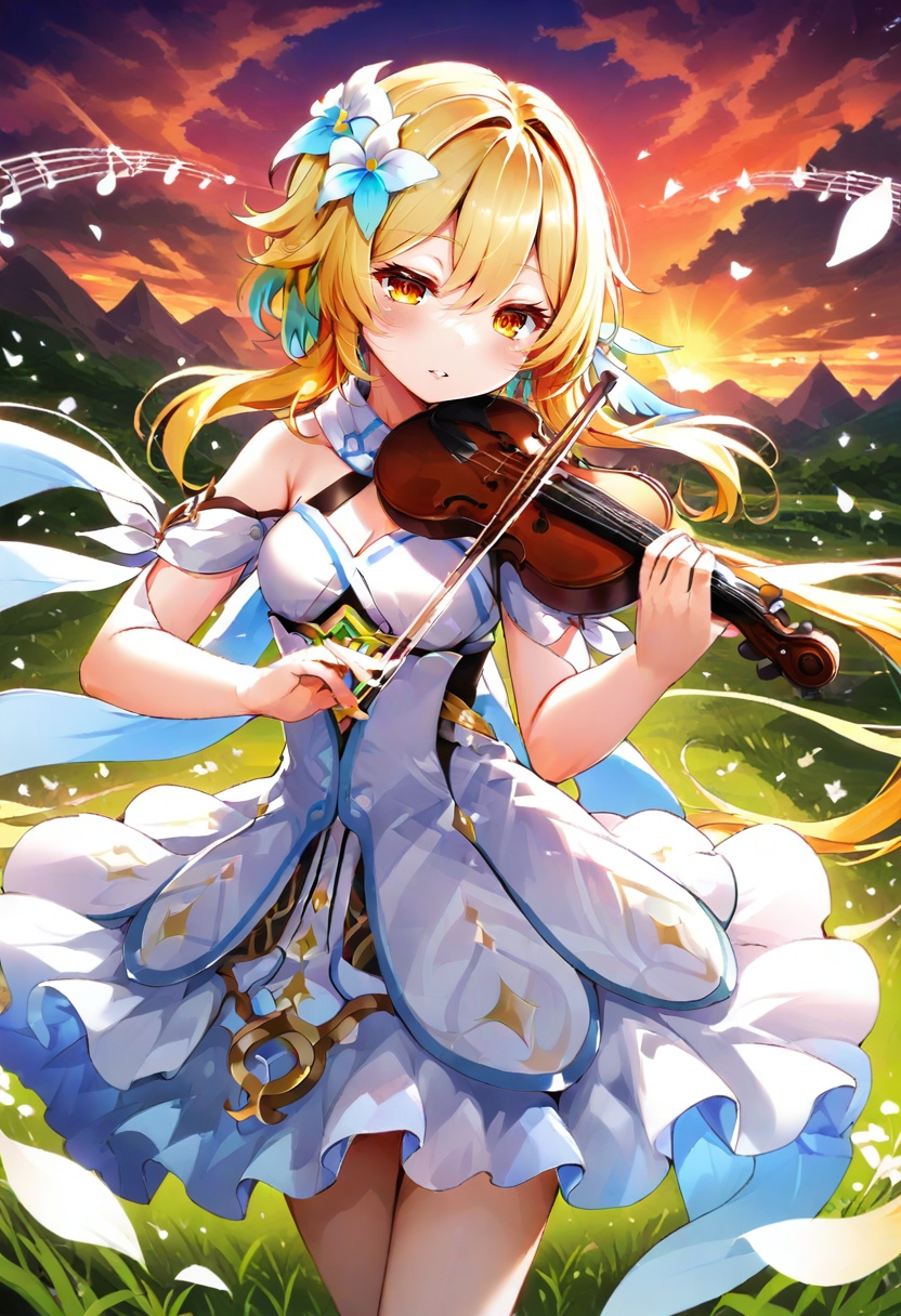 1girl,  dress,  solo on Tensor.Art