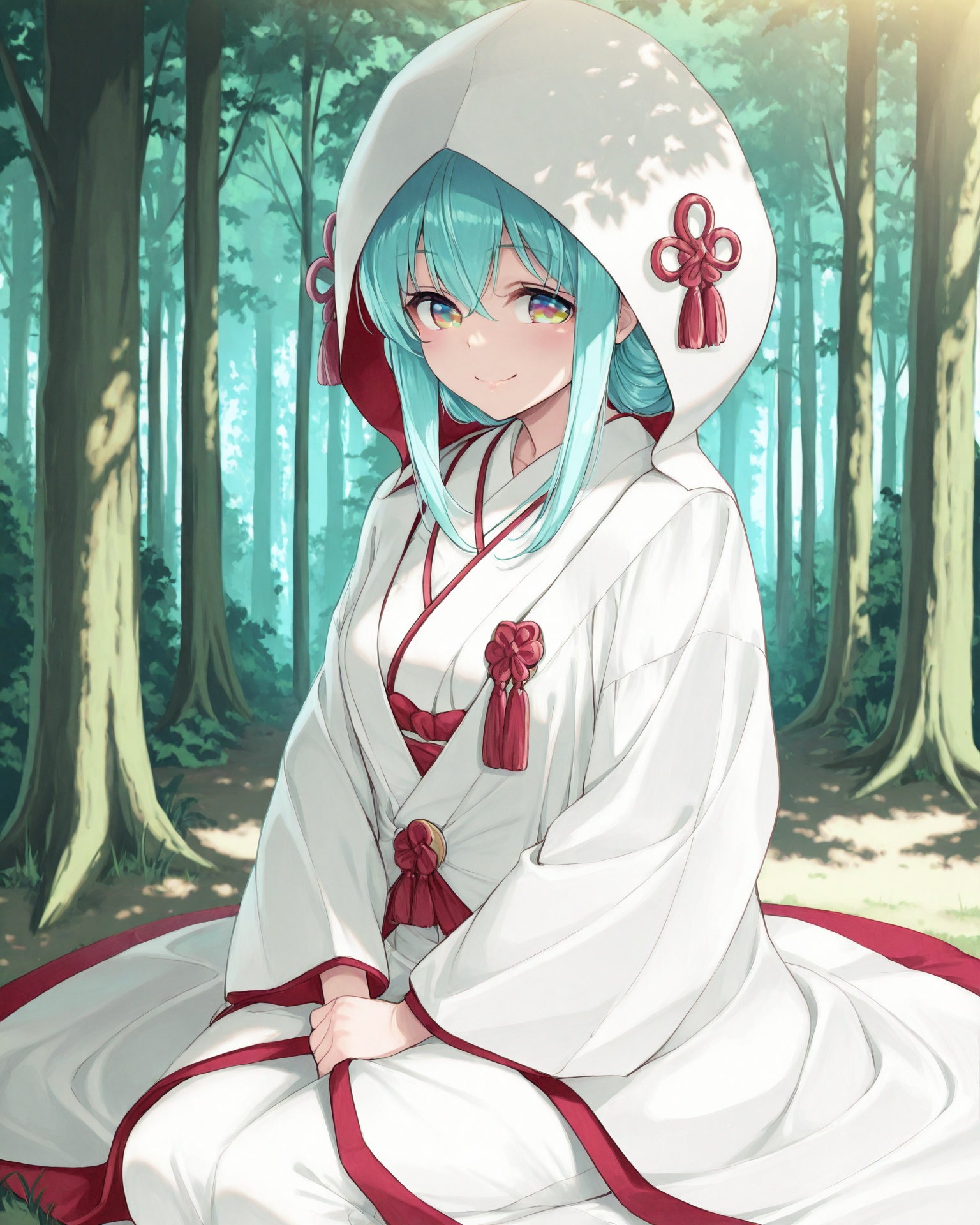 1girl,  shiromufa,  multicolor eyes on Tensor.Art