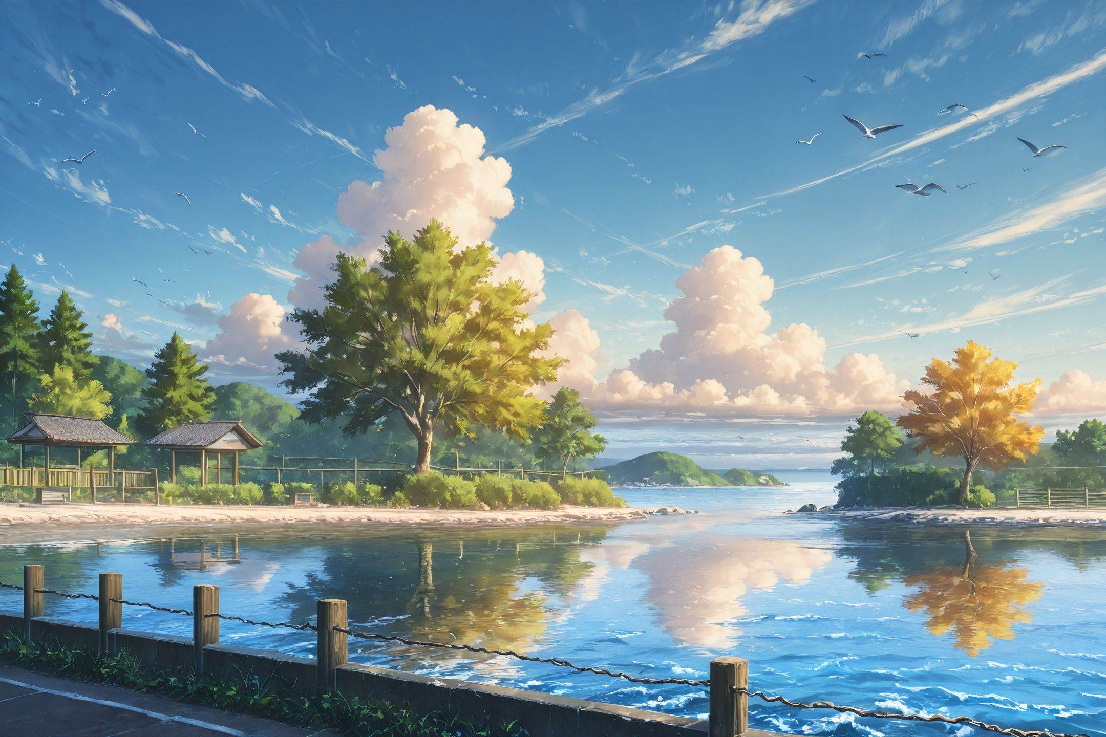no humans,  outdoors,  sky on Tensor.Art