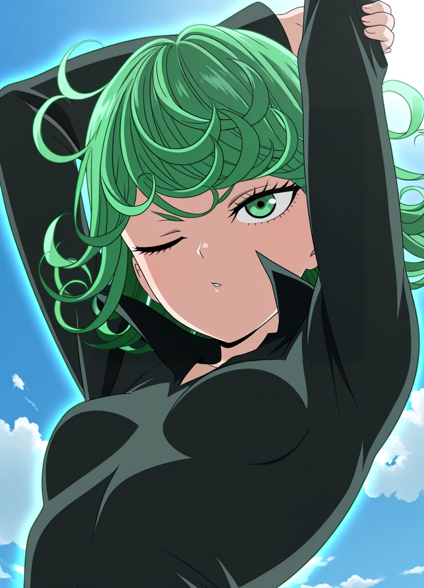 1girl,  solo,  upper body on Tensor.Art
