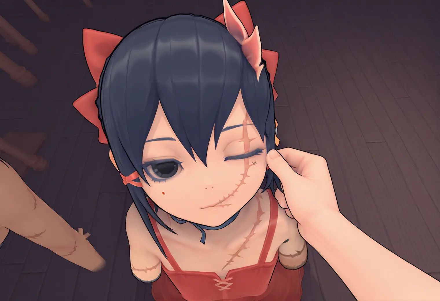 TinyMita,  1girl,  deformed face on Tensor.Art