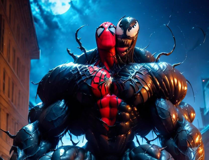 Muscle growth, motion lines, gay masturbation, 3d render, extremely veiny, extremely attractive, pubic hair, massive bodybuilder muscles, extremely wide shoulders, extremely thick trapezius, black skin, hyper muscular chest, very hairy chest, gay sex, entire body, hyper massive cock, cum dripping, black cum,dramatic lighting, cum dripping, rating_explicit, penis erect, extraordinary muscle, extremely wide shoulders, extremely wide legs, muscular feet, extremely wide arms, hyper penis, viewpoint from floor looking up under, underneath balls, ass hole showing, transformation, extreme muscle mass, colossal muscles, flushed cheeks, moaning with pleasure, thick chest, hyper muscular arms, penis erect, extraordinary muscle, extremely wide shoulders, extremely wide legs, muscular feet, extremely wide arms, hyper penis, pov top, transformation, extreme muscle mass, colossal muscles, flushed cheeks, moaning with pleasure, thick chest, hyper muscular arms, giant muscles, hyper muscular forearms, muscular hands, blue eyes, hyper muscular calves, huge feet, venom, venom goop, venom from the spider man series, on all fours like a beast, penis upright, balls fully visible, venom is 70 feet tall, outside, merging, absorption, corruption 