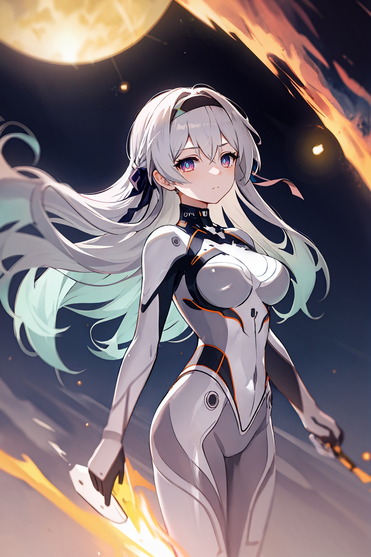 1girl,  firefly \(honkai: star rail\),  solo on Tensor.Art