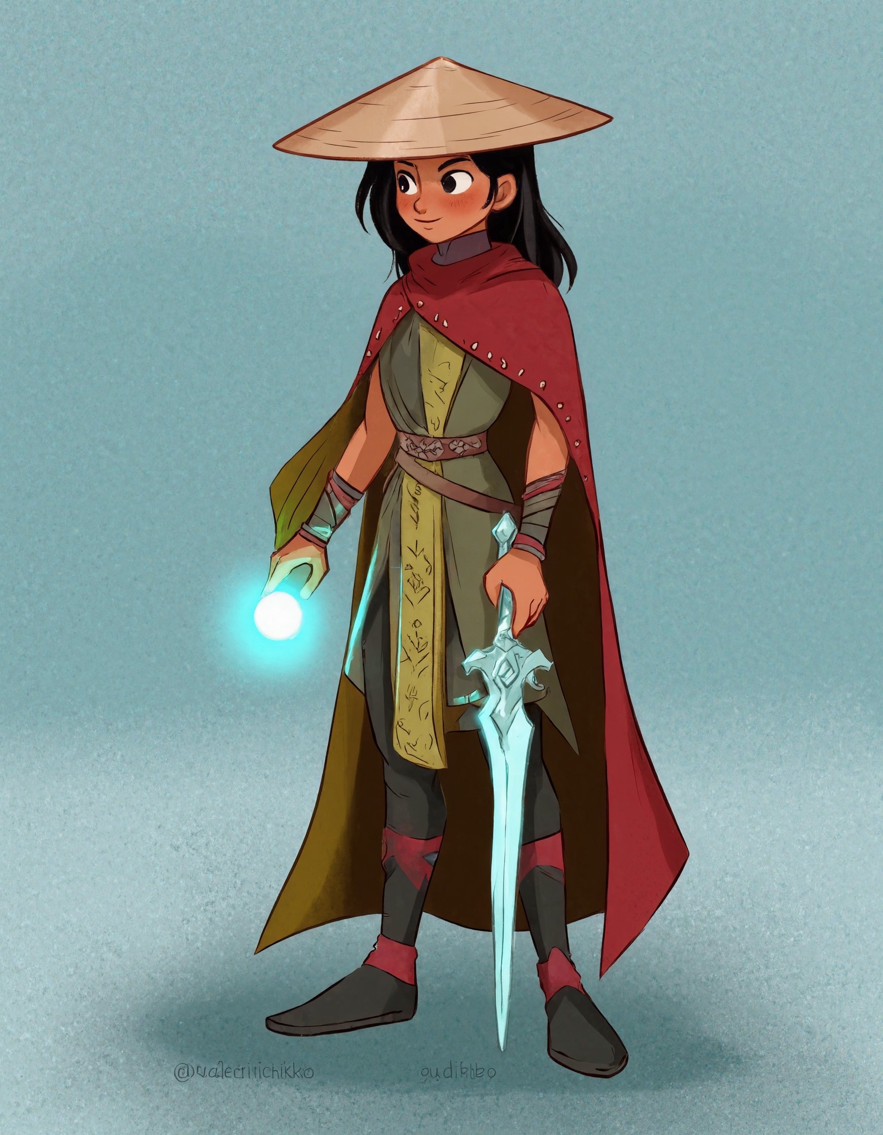 This digital drawing,  likely created by @valerichiko,  features a young on Tensor.Art