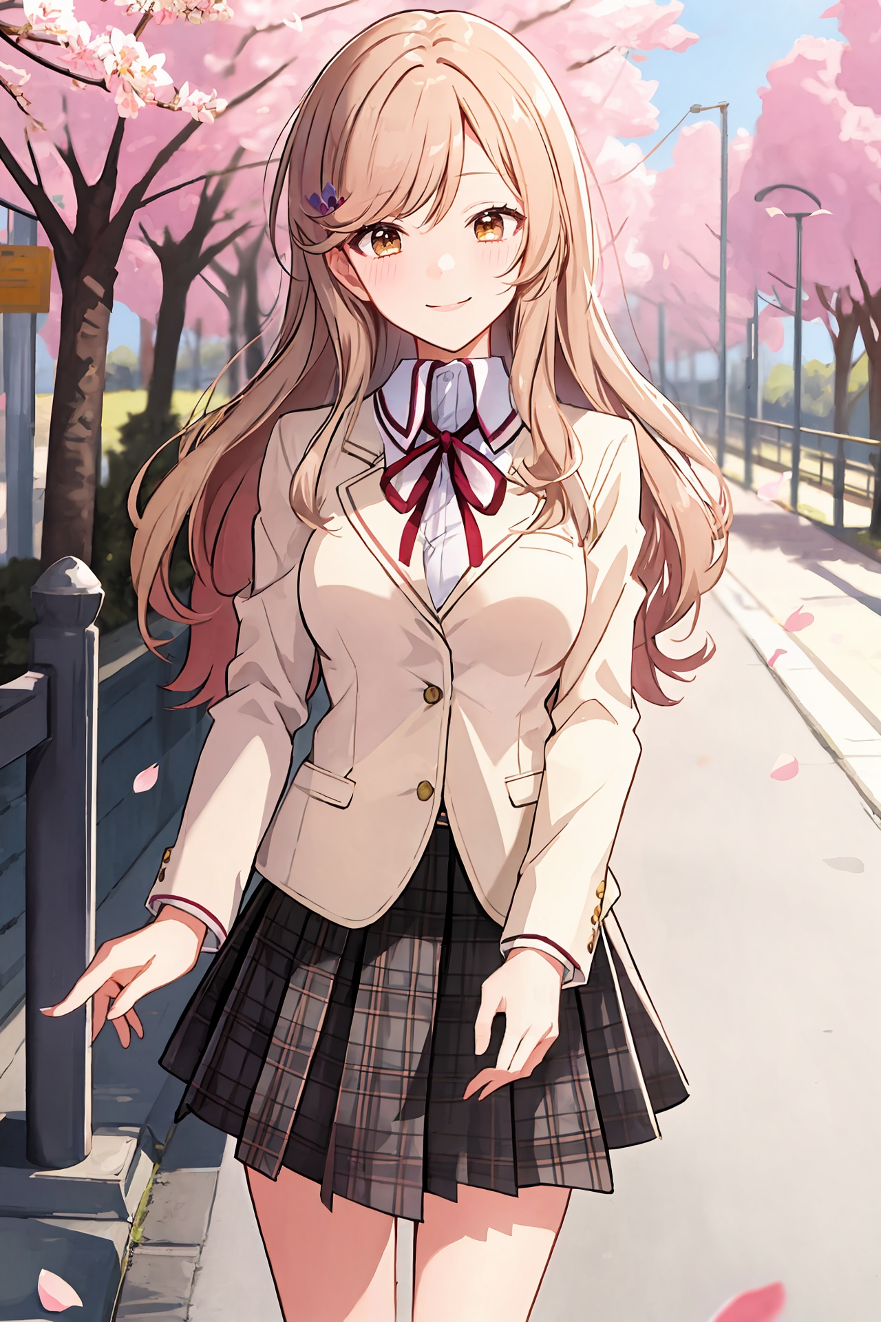 1girl,  sena ajisai,  hairclip on Tensor.Art
