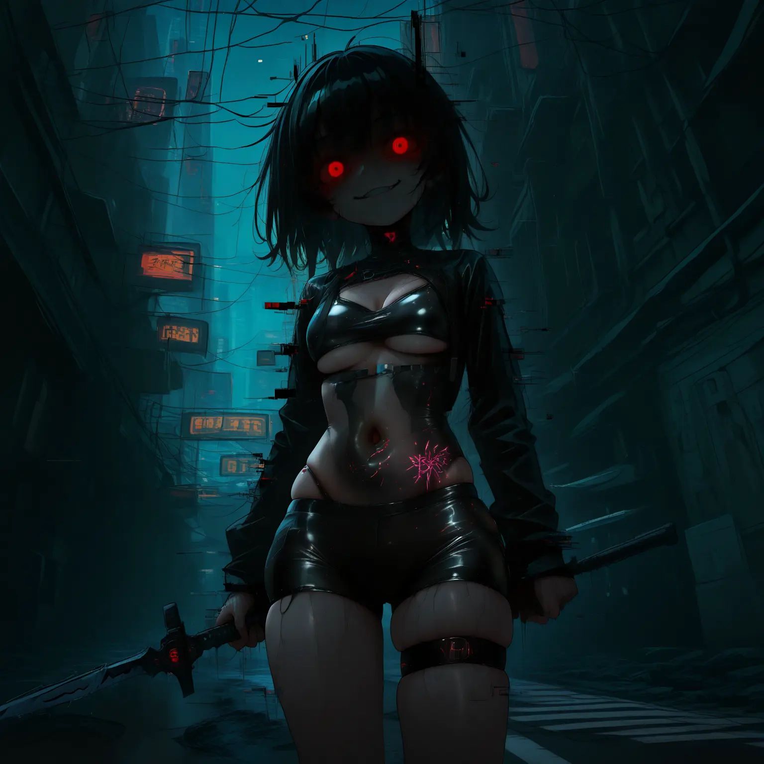 anime,  1girl,  medium breasts on Tensor.Art