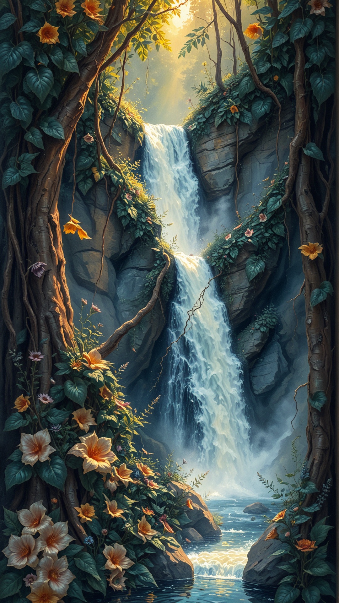 Fl0w3rGr0wnStyle Realistic oil painting,  Highly detailed,  Dynamic composition on Tensor.Art