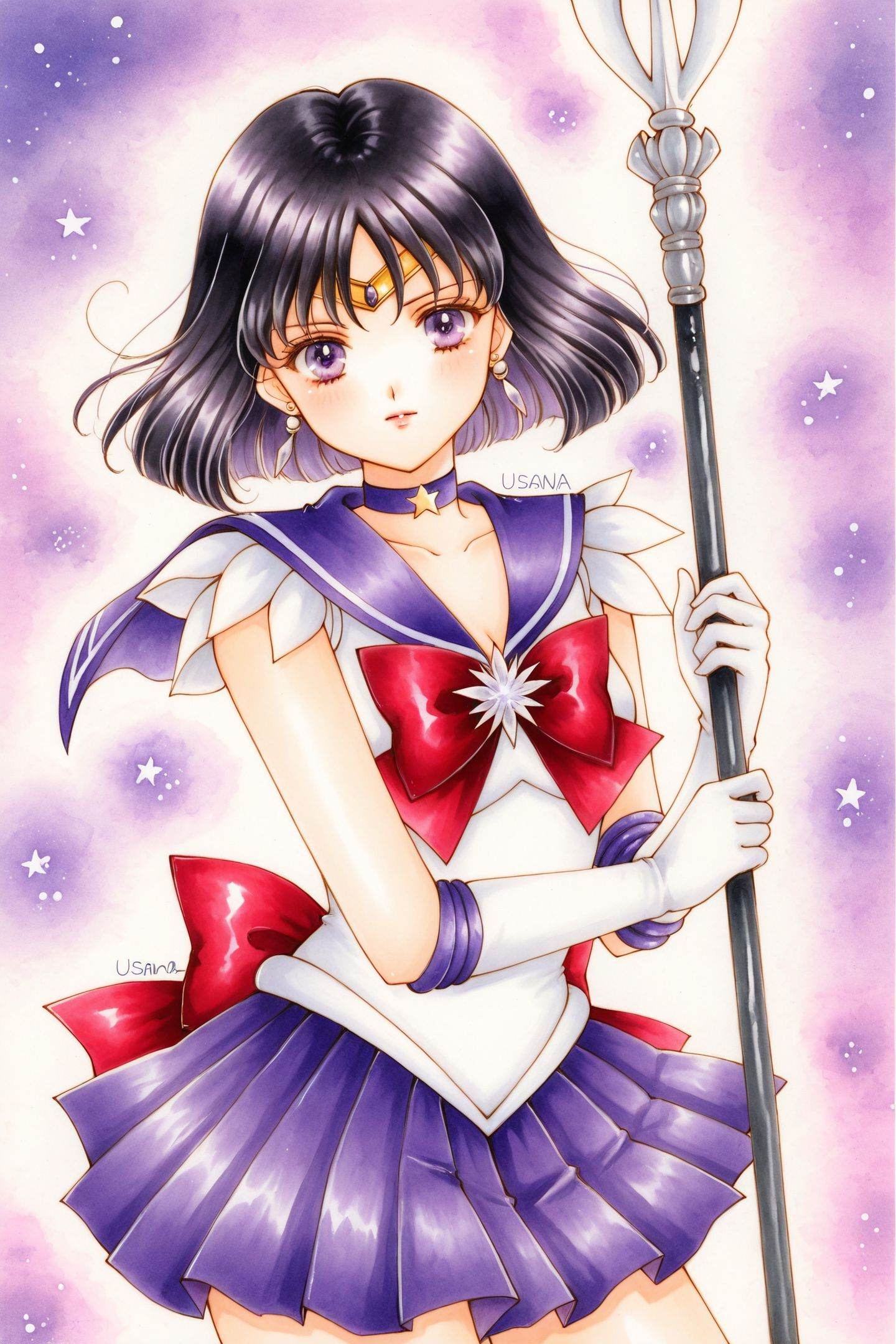usana_moon Style,  traditional media,  watercolor \(medium\) on Tensor.Art