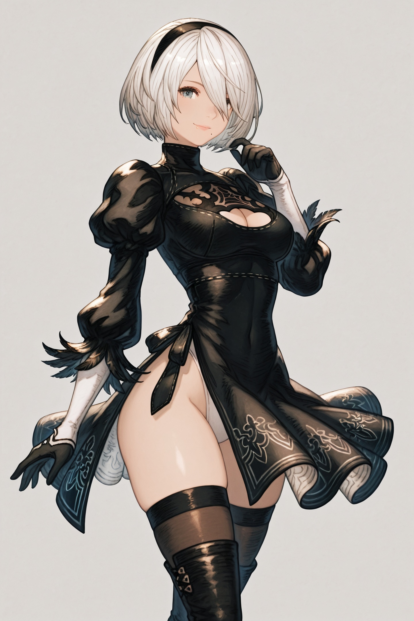 Maeka Style,  1girl,  2b \(nier:automata\) on Tensor.Art