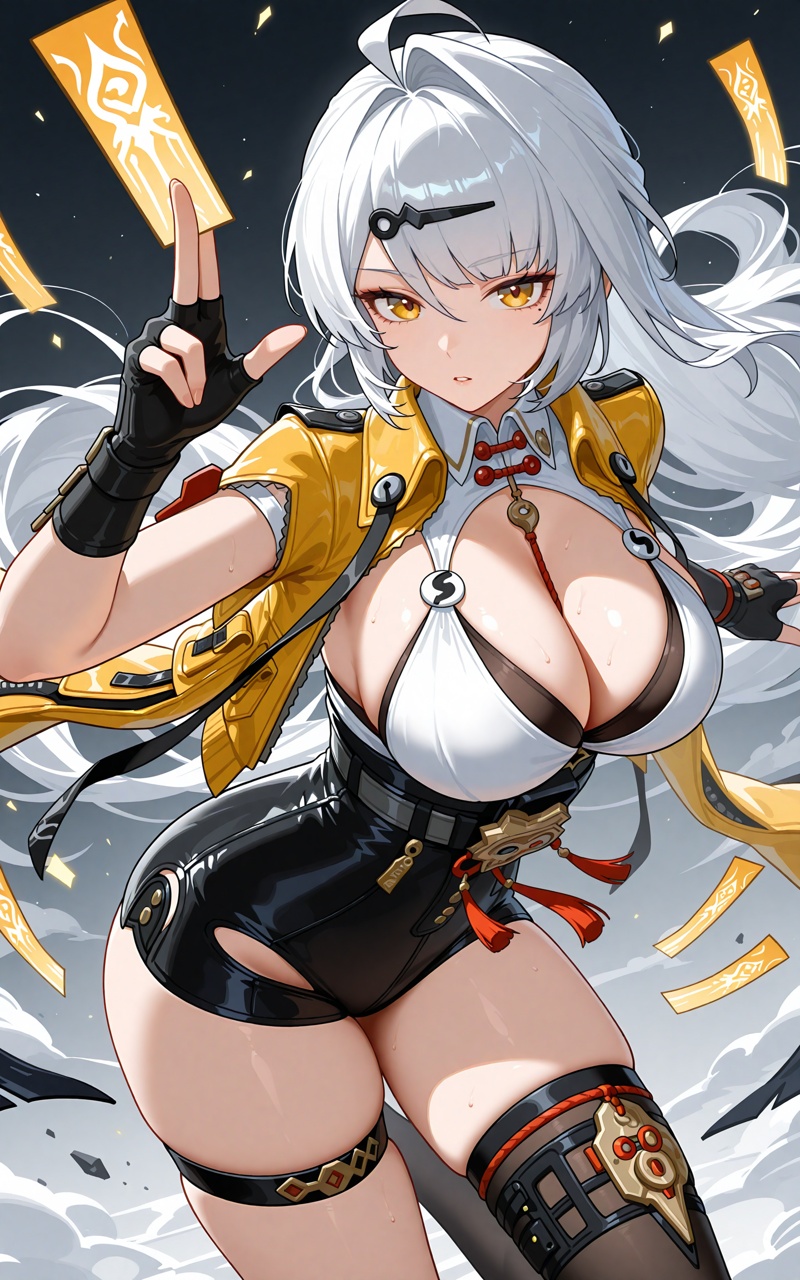 Yixuan\(zenless zone zero\),  1girl,  breasts on Tensor.Art