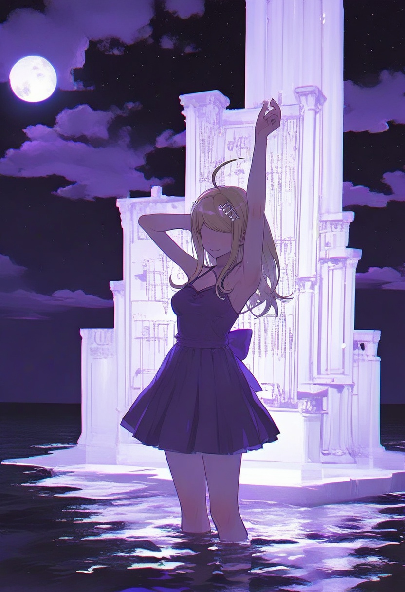 1girl,  akamatsu kaede,  danganronpa \(series\) on Tensor.Art