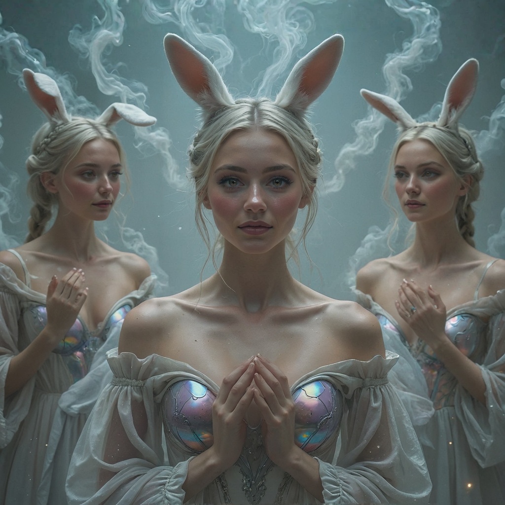 BREAK 1woman,  animal_ear_fluff,  animal_ears on Tensor.Art