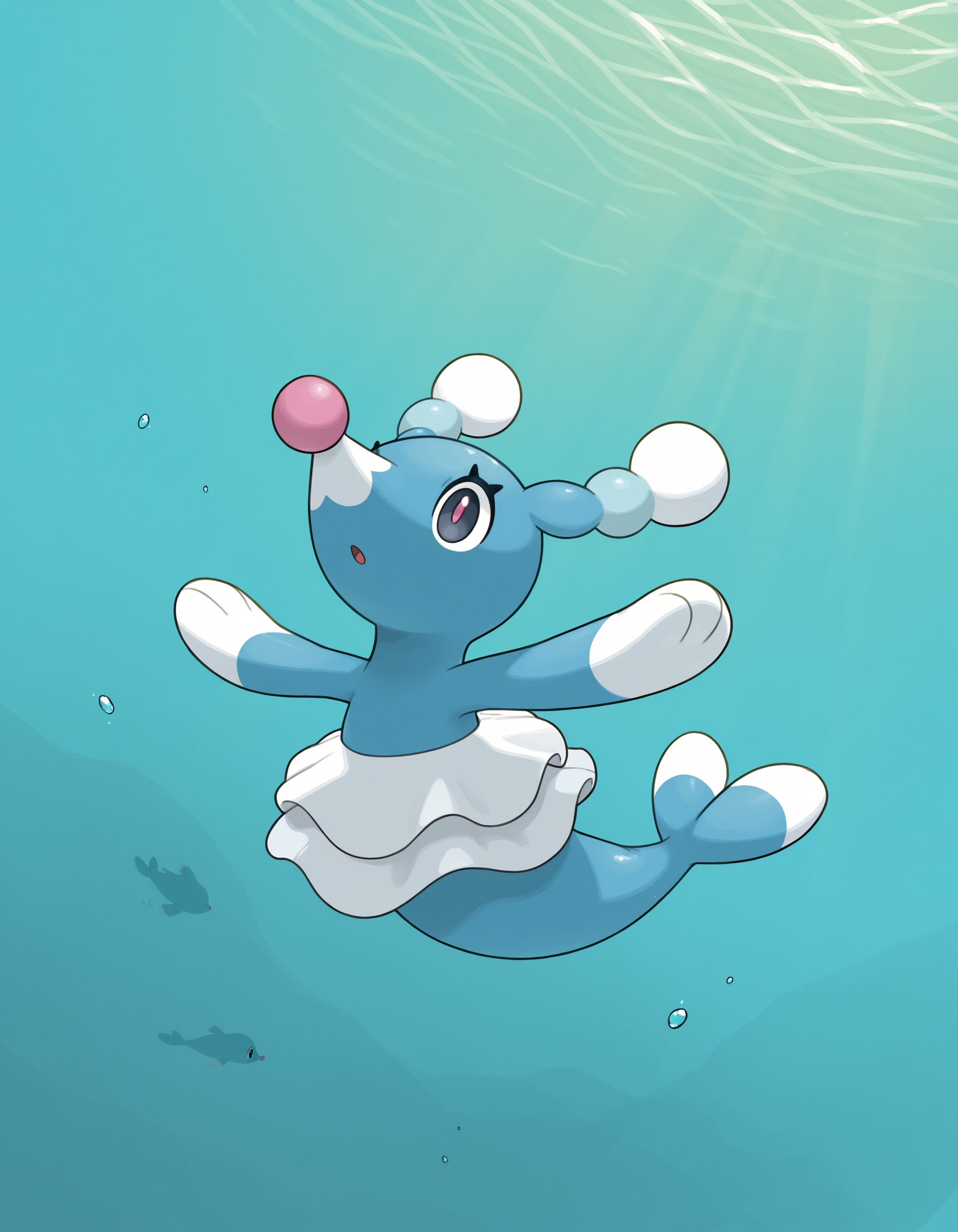brionne,  solo,  pokemon \(creature\) on Tensor.Art