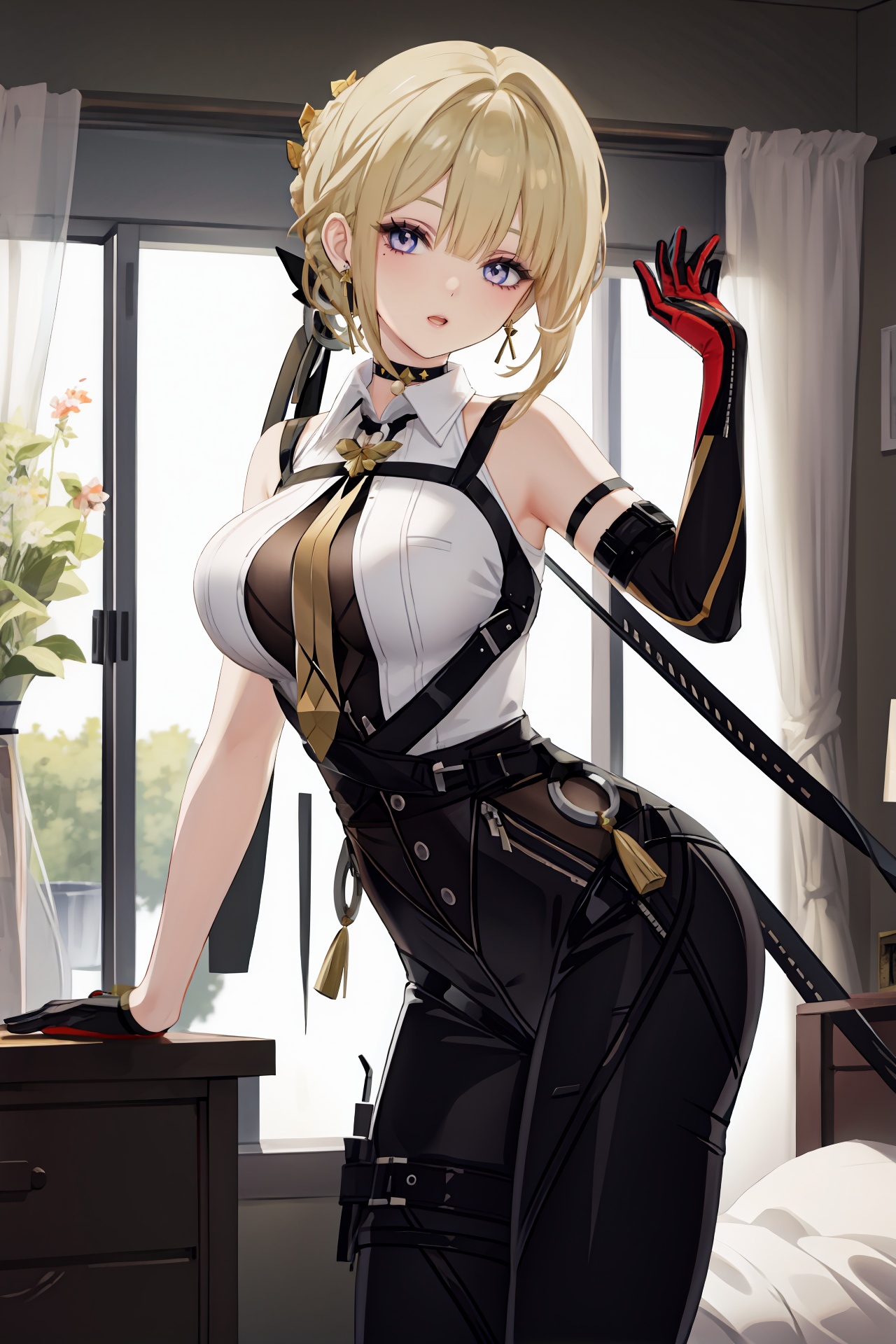1girl,  solo,  evelyn chevalier on Tensor.Art