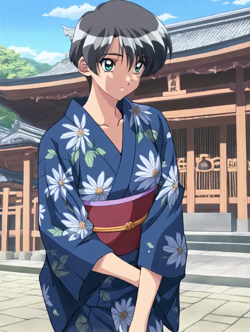 wakabayashi ayu,  1girl,  solo on Tensor.Art