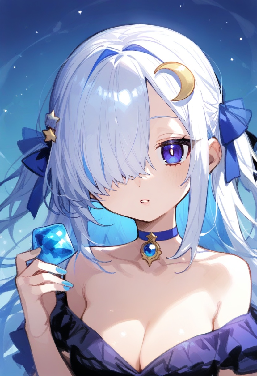 1girl,  solo,  choker on Tensor.Art