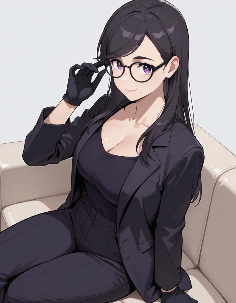 1girl,  hizuru minakata,  black hair on Tensor.Art