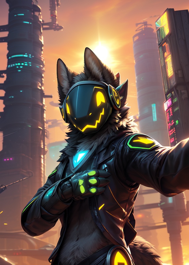 uploaded on e621,  ((by Null-Ghost,  by Snowskau on Tensor.Art