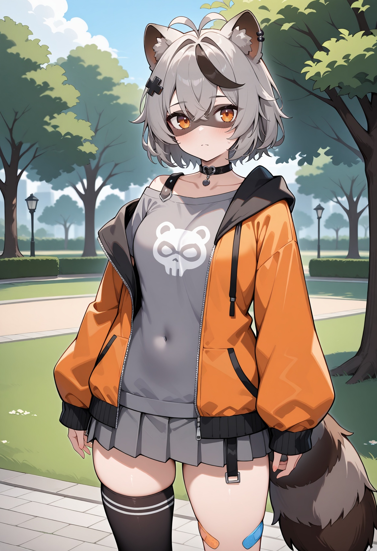 aasnf,  short hair,  multicolored hair on Tensor.Art