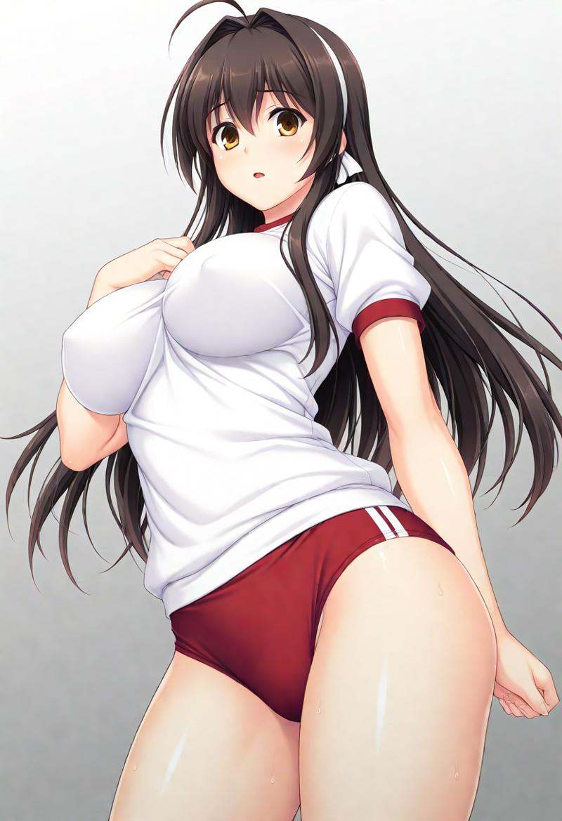 1girl,  white background,  maishima yuuri on Tensor.Art