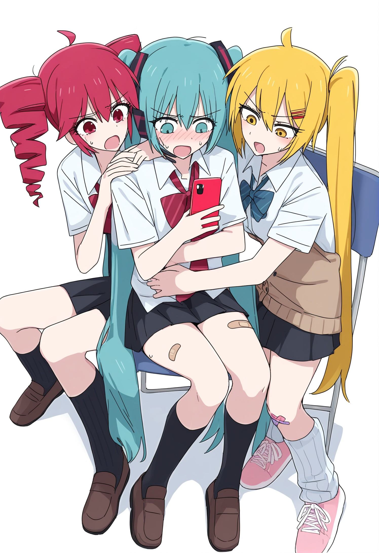 multiple girls,  3girls,  kasane teto on Tensor.Art