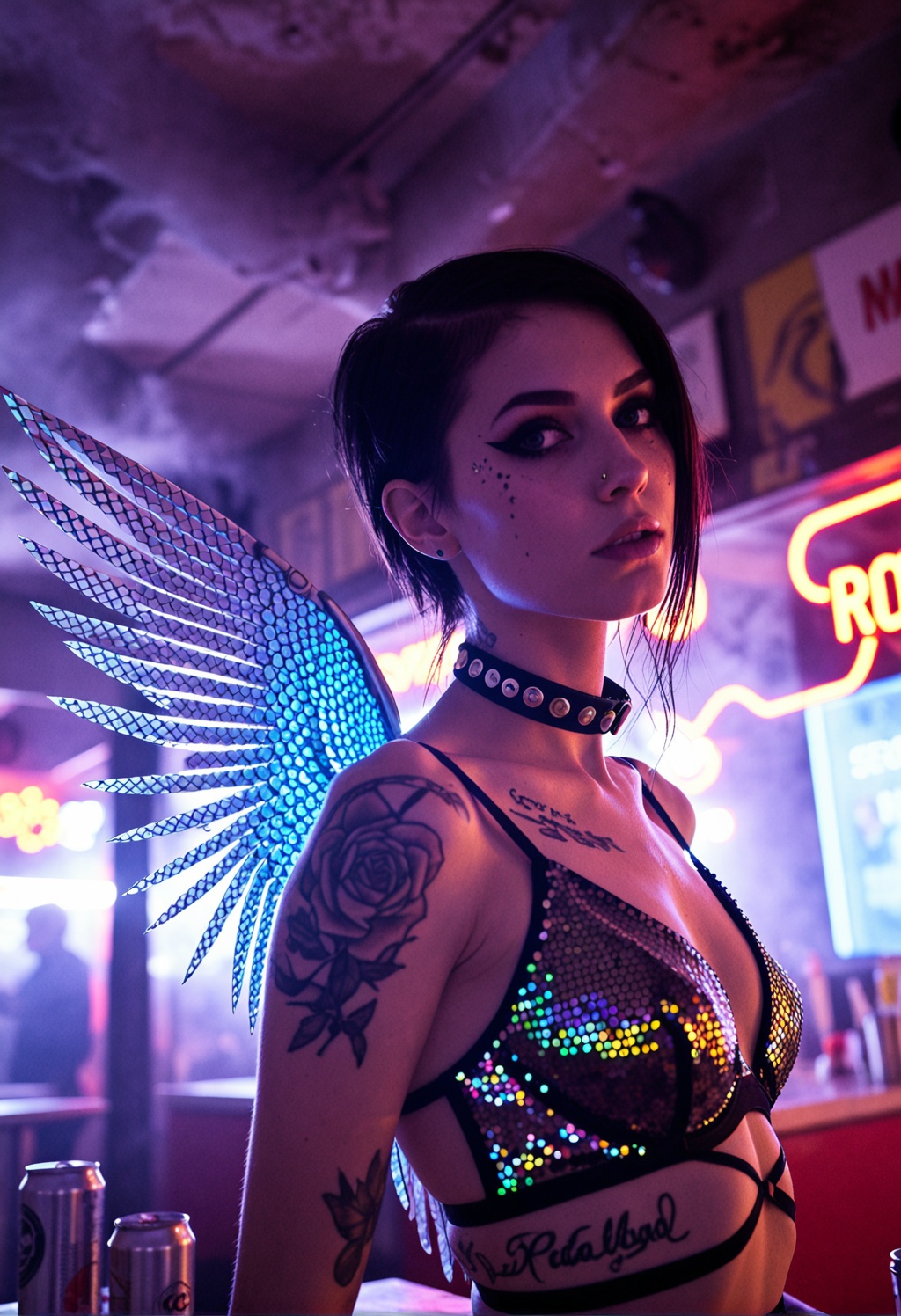 Bokeh chaos,  Satin lips,  Vivid rogue on Tensor.Art