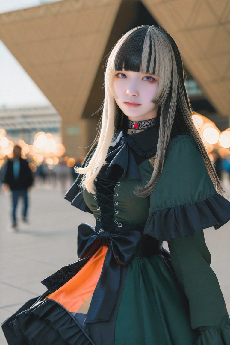1girl,  juufuutei raden,  outdoors on Tensor.Art