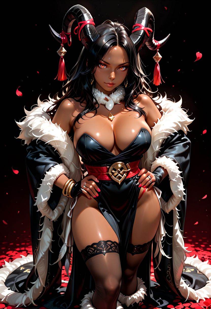 Smooth Quality,  1girl,  black hair on Tensor.Art