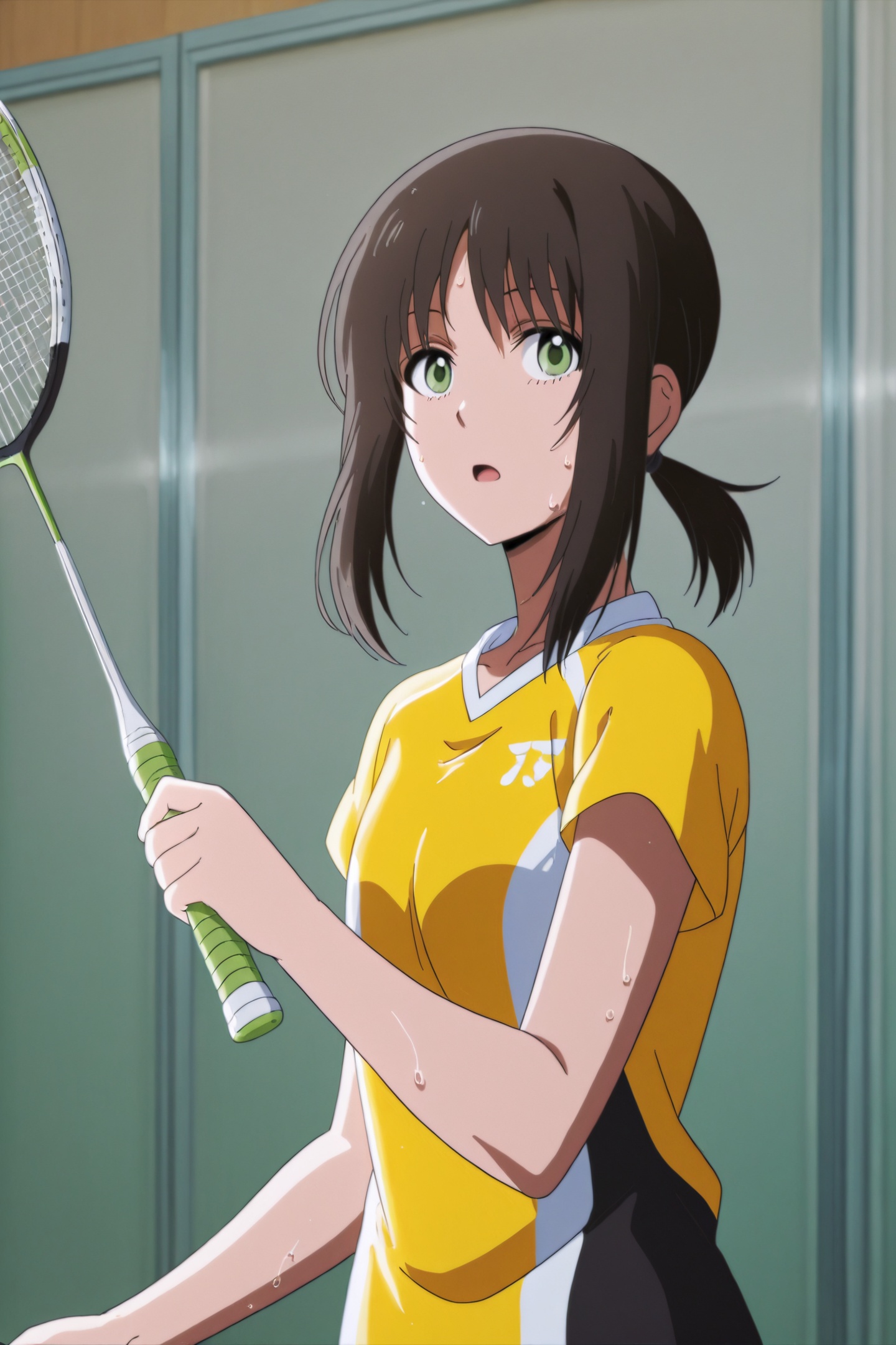 Anime Style,  Hanesaki Ayano,  racket on Tensor.Art