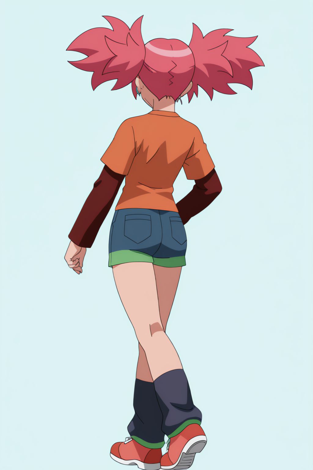 anime coloring,  Maddy,  dynamic pose on Tensor.Art